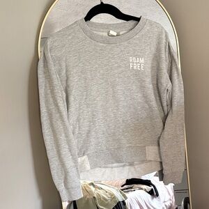 Roxy Light Gray Sweatshirt
